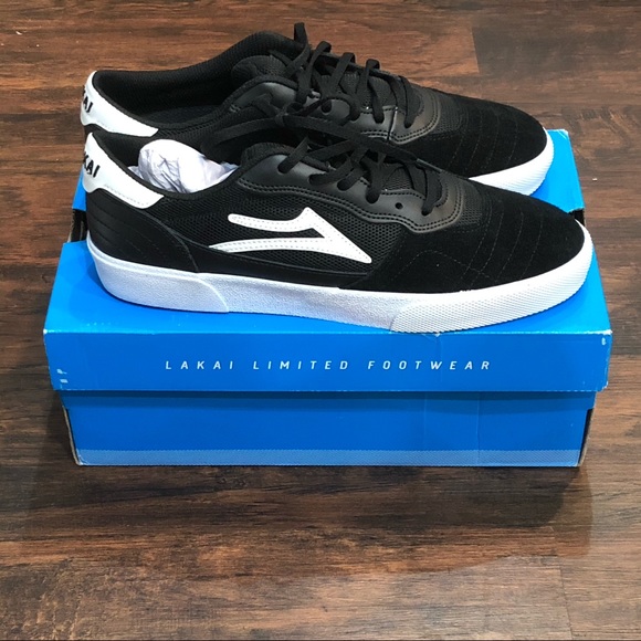 lakai cambridge white blue